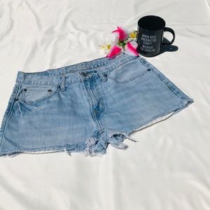 American Eagle Distressed Jean Shorts